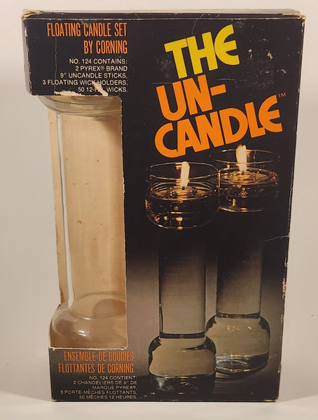 Vintage Corning Glass Works Of Canada Ltd The Un-Candle Pyrex Floating Candle Set New in Box