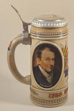 Ceramarte Brazil Molson 1786-1986 200 Years of Excellence Beer Stein Mug with Metal Lid