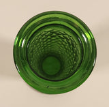 Vintage EO Brody Co. 919 U.S.A. Green Diamond Pattern 8" Glass Bud Vase