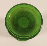 Vintage EO Brody Co. 919 U.S.A. Green Diamond Pattern 8" Glass Bud Vase
