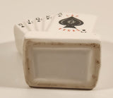 1990s Las Vegas Spades Royal Flush Playing Cards Shaped Ceramic Toothpick Holder