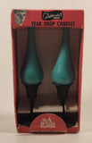 Rare Vintage 1960s Debonair Candles Stylites Tear Drop Candle with Metal Holder New in Box