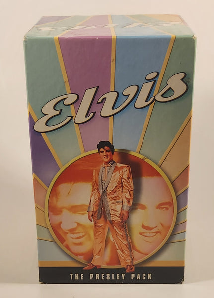 1997 Elvis Commemorative Collection The Presley Pack Kissin' Cousins GI Blues Fun In Acapulco Follow That Dream VHS Video Cassette Tape Set of 4