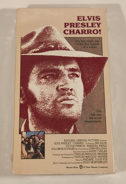 1990 Warner Bros. Elvis Presley Charro! (1969) VHS Video Cassette Tape New in Plastic