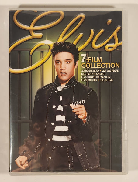 2022 Warner Bros. Elvis 7-Film Collection Jailhouse Rock Viva Las Vegas Girl Happy Spinout Elvis: That's The Way It Is Elvis On Tour This Is Elvis DVD Video Discs