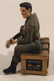 2000 Carlton Cards EPE Elvis Presley A Long Way From Home U.S. Army Singing Christmas Ornament