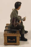 2000 Carlton Cards EPE Elvis Presley A Long Way From Home U.S. Army Singing Christmas Ornament