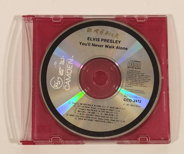 1987 Elvis Presley You'll Never Walk Alone CD Compact Disc CCD-2472