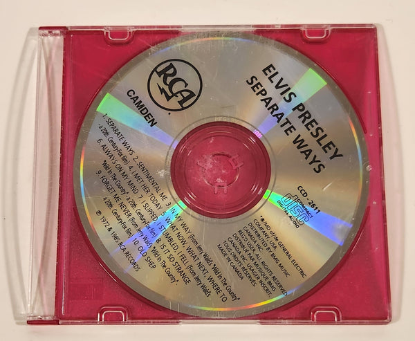 1985 Elvis Presley Separate Ways CD Compact Disc CCD - 2611