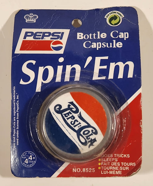 1994 Imperial Toys Pepsi Cola Bottle Cap Capsule Spin' Em Yo Yo Toy New in Package