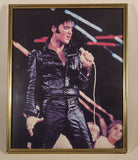 1995 Elvis Presley Enterprises '68 Comeback 8" x 10" Metal Framed Photograph Print 9681