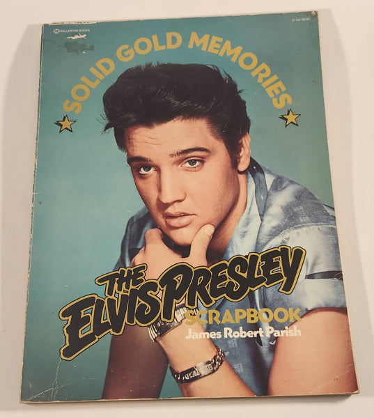 1977 (1975) Solid Gold Memories The Elvis Presley Scrapbook James Robert Parish Paperback Book