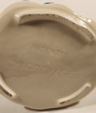 Vintage 1940s Granny Ann USA White and Blue Grandma Tea Pot with Lid