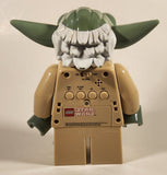 2015 Lego LucasFilm Star Wars Yoda Character 7" Tall Plastic Digital Alarm Clock