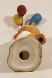 Vintage American Greetings Care Bears Tenderheart Ceramic Figurine Holding 3 Balloons