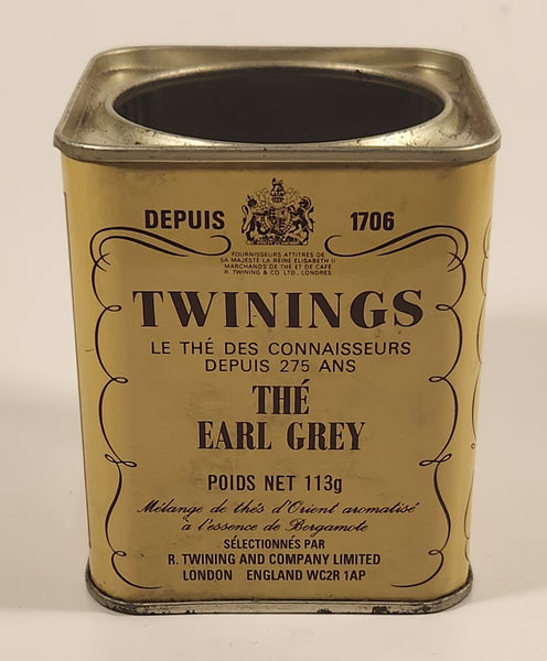 Twinings Earl Grey Tea Tin Metal Container