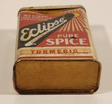 Rare Antique Western Pure Foods Ltd Winnipeg Canada Eclipse Pure Spice Turmeric Tin Metal Container Near Full