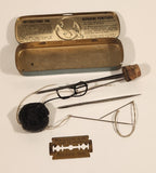 Antique The 'John Bull' Tyres Repair Outfit Tin Metal Container with Some Contents