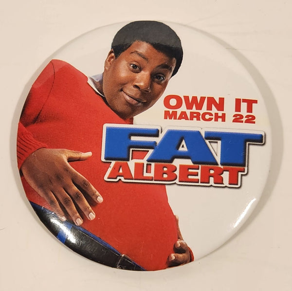 2005 TCFHE Fat Albert Own It March 22 DVD Movie Film Release 3" Button Pin