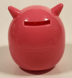 Greenbrier International Sitting Pink and White Owl 3 1/8" Plastic Coin Bank and Phone Stand Holder