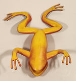 Black Spotted Red and Grey Frog 6 1/2" Rubber Toy Figure