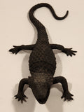 Sungazer Lizard Black 9" Rubber Toy Figure