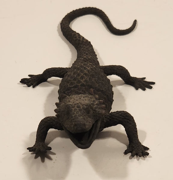 Sungazer Lizard Black 9" Rubber Toy Figure