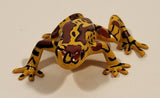 1995 Atelopus Varius Brown and Tan Harlequin Toad Clown Frog 2" PVC Toy Figure