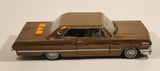 2005 Lowrider Magazine FunRise 1963 Chevy Impala Brown 1/24 Scale Die Cast Toy Car Vehicle With Adjustable Axles and Sound