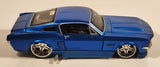 Maisto Pro Rodz 1967 Ford Mustang GT Metallic Blue 1/24 Scale Die Cast Toy Car Vehicle With Opening Doors Trunk Hood