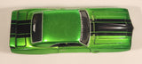 Maisto Pro Rodz 1969 Pontiac Firebird Metallic Green with Black Strip 1/24 Scale Die Cast Toy Car Vehicle With Opening Doors Hood Trunk
