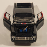 Saico DP8004 1955 Chevrolet Cameo Pickup Truck Black 1/24 Scale Die Cast Toy Car Vehicle With Opening Doors Hood Tailgate