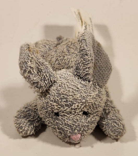 Russ Home Buddies Cheezy Gray Mouse Terry Cloth 6" Stuffed Beanbag Plush Toy