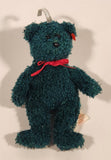 2002 Ty Beanie Baby 2001 Holiday Bear Dark Green 5 1/4" Stuffed Plush Toy Rattle