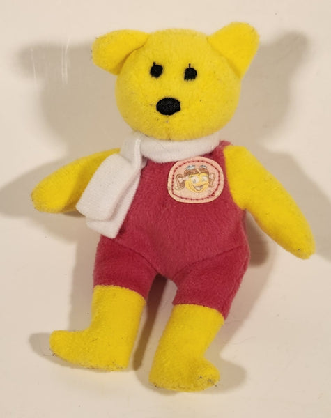 2004 McDonald's Ty Teanie Beanie Baby 'Birdie The Bear Toy' Yellow Teddy Bear 5 1/2" Stuffed Plush Toy