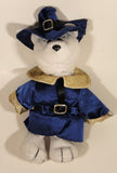 Protech Angelic Beans White Bear Wearing Blue Outfit 8" Stuffed Plush Toy
