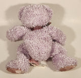 Russ Berrie & Co Sparkles Teddy Bear Lilac Purple Light Pink  9" Stuffed Plush Toy