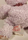 Russ Berrie & Co Sparkles Teddy Bear Lilac Purple Light Pink  9" Stuffed Plush Toy
