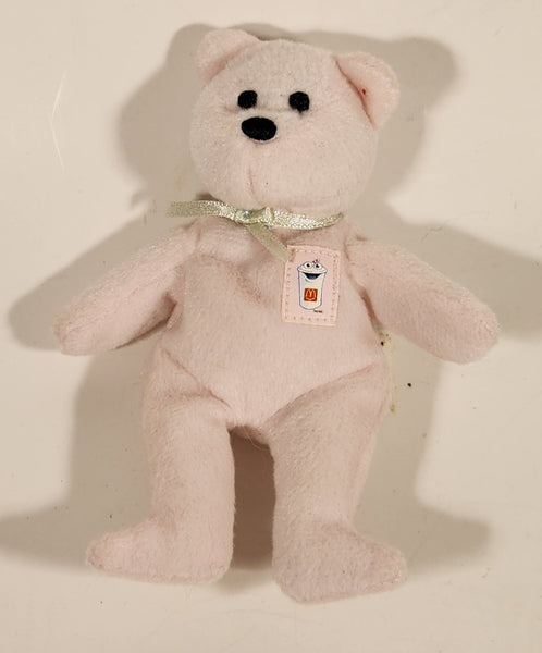 2004 McDonald's TY 25th Anniversary Shake The Bear Miniature Beanie Baby 5" Stuffed Plush Toy