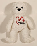 MTY International Safeway Because I Care White Teddy Bear 8" Stuffed Plush Toy