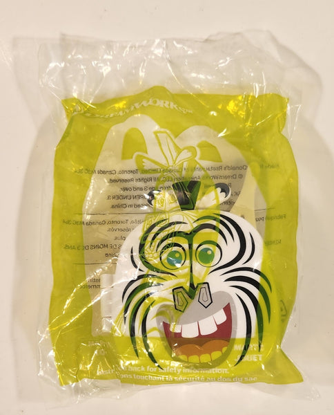 2022 McDonald's DWA DreamWorks All Stars Madagascar Marty Zebra PVC Toy Figure and Plastic Storage Case Clip On New in Package