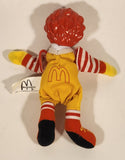 McDonald's Ronald McDonald 6" Stuffed Plush Toy Finger Puppet with Hard Plastic Head