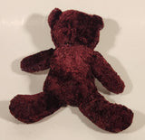 Ruby Red Teddy Bear with Bow 7 1/2" Stuffed Plush Toy