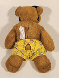 Avon Brown Teddy Bear in Yellow Sun Shorts With Sunglasses 6" Stuffed Plush Toy