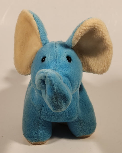 Hugg Company Hugabeans Elly Elephant Blue 7" Stuffed Plush Toy