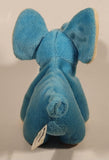 Hugg Company Hugabeans Elly Elephant Blue 7" Stuffed Plush Toy