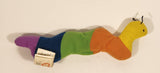 1993 Ty Beanie Babies Rainbow Caterpillar 7 3/4" Stuffed Plush Toy