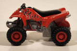 Maisto Quad ATV 4 Wheeler #33 Red Pullback Die Cast Toy All Terrain Vehicle