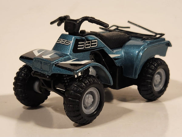 Maisto Quad ATV 4 Wheeler 383 Blue Pullback Die Cast Toy All Terrain Vehicle