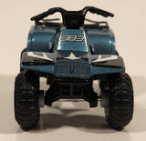 Maisto Quad ATV 4 Wheeler 383 Blue Pullback Die Cast Toy All Terrain Vehicle